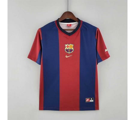 Barcelona 98/99 Home Red&Blue Soccer Jersey